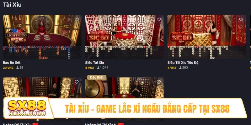 Tài xỉu sx88